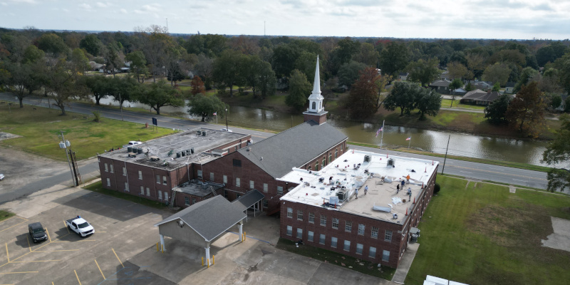 Commercial Roof Repair in Ruston, Louisiana